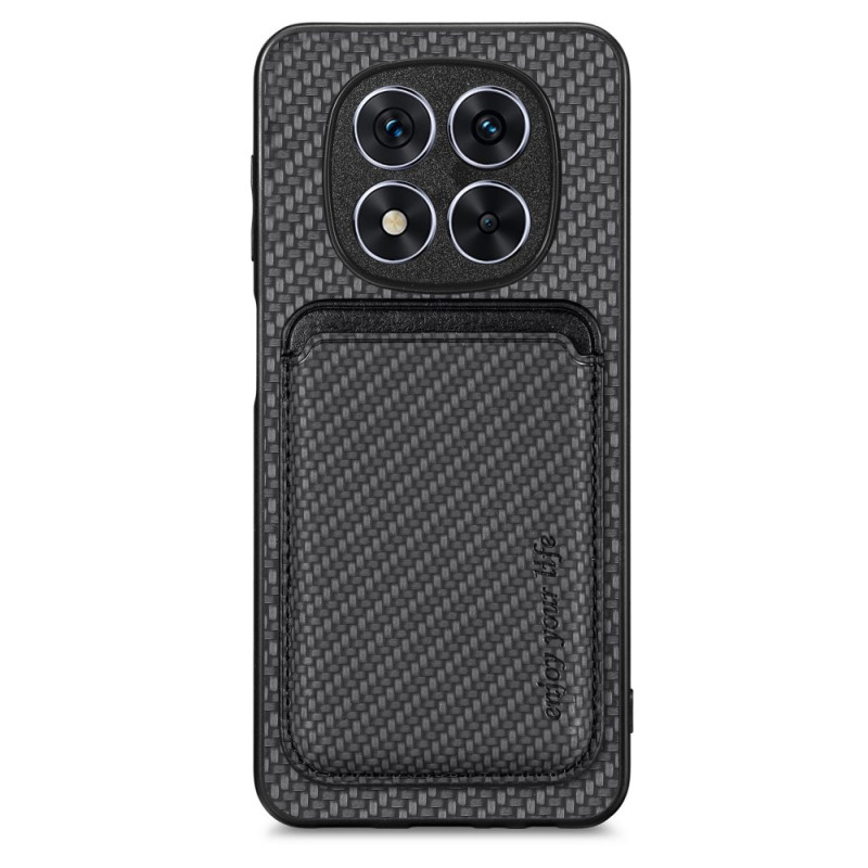 Xiaomi Redmi Note 14 Pro 5G / Poco X7 Carbon Fibre Hoesje Afneembare Kaarthouder