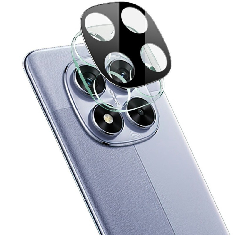 Gehard glas beschermende lens voor Xiaomi Redmi Note 14 Pro 5G / Poco X7 (zwarte versie)