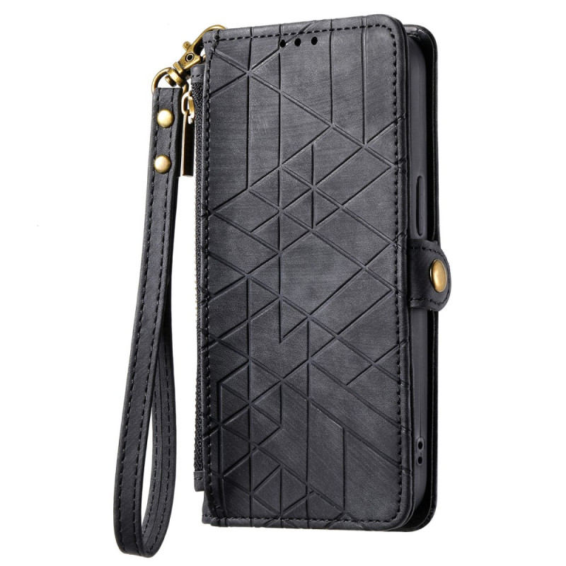 Hoesje Xiaomi Redmi Note 14 Pro Plus 5G Wallet Geometrische lijnen