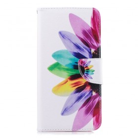Samsung Galaxy J6 Plus Watercolour Bloem Hoesje