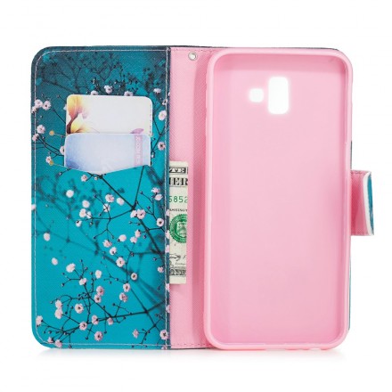 Samsung Galaxy J6 Plus Hoesje Bloemenboom Samsung Galaxy J6 Plus Hoesje Bloemenboom