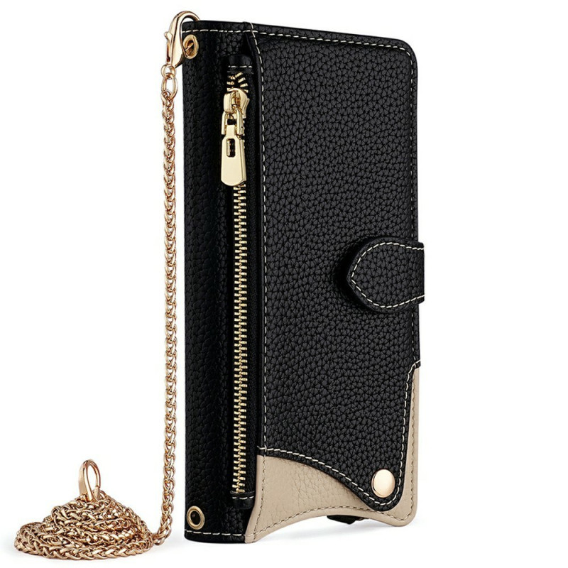 Honor Magic 7 Pro 5G Portemonnee Hoesje met Ketting