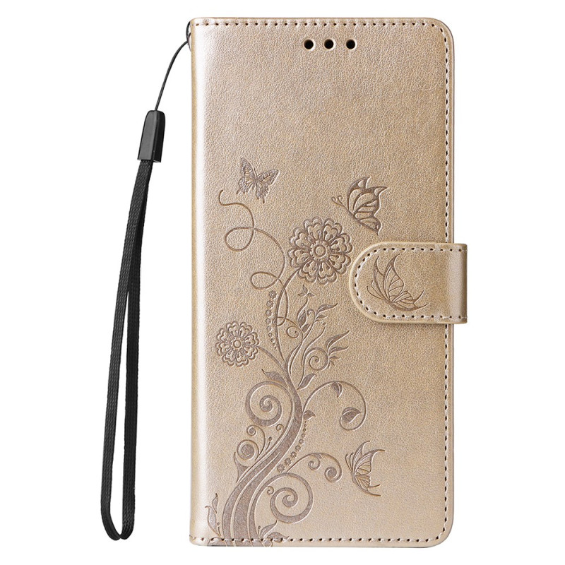 Honor Magic 7 Pro 5G Etui Bloemen- en vlinderprint