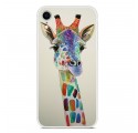 iPhone XR hoesje Giraffe Kleurrijk