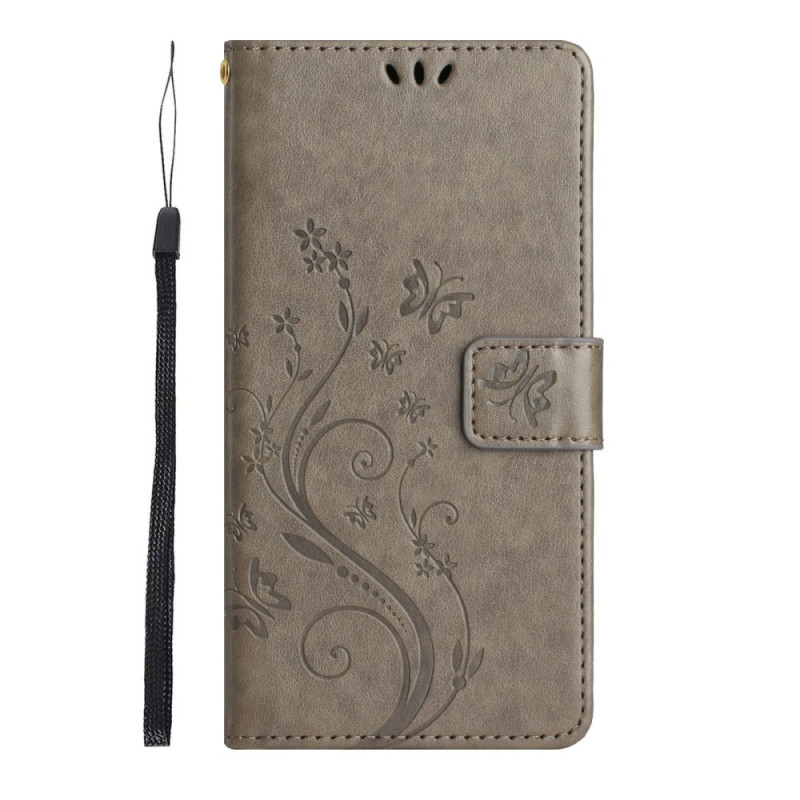 Honor Magic 7 Pro 5G Etui Vlinders en Bloemen