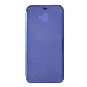 Bekijk Cover Samsung Galaxy J6 Plus Spiegel en Leder Effect