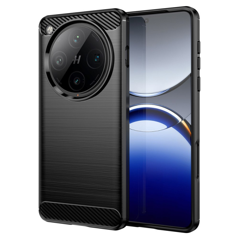 Oppo Find X8 Pro Geborsteld Koolstofvezel Hoesje