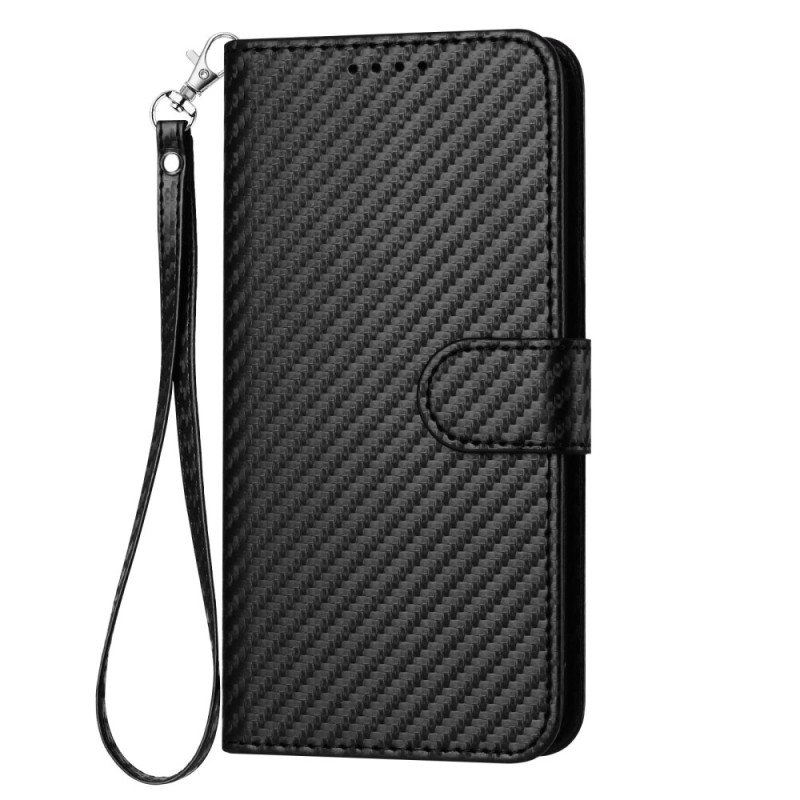 Realme 13 Pro 5G / 13 Pro Plus 5G Carbon Fibre Textuur Lanyard Case