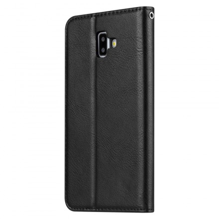 Flip cover Samsung Galaxy J6 Plus Kunstlederen Kaarthoesje