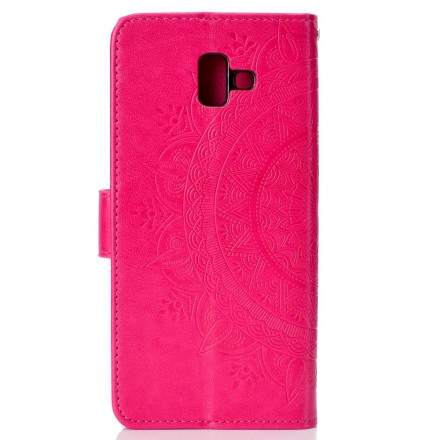 Samsung Galaxy J6 Plus Hoesje Mandala Zon Samsung Galaxy J6 Plus Hoesje Mandala Zon