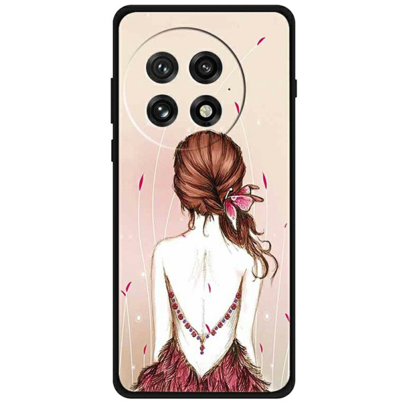 Coque OnePlus 13 Fille Esquissée