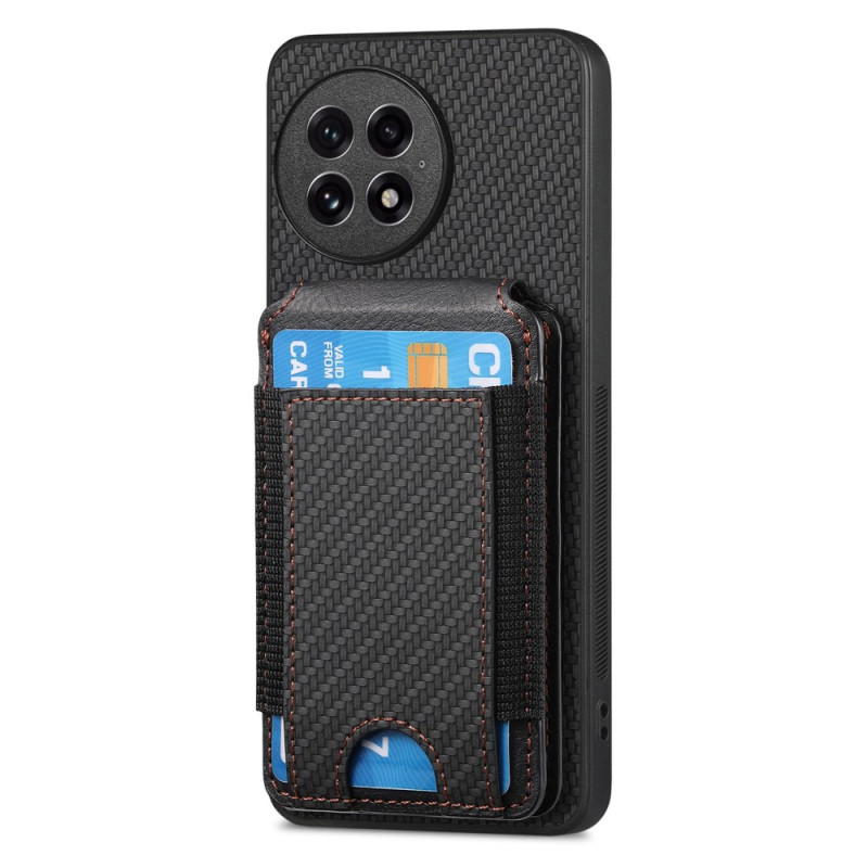 OnePlus 13 Carbon Fibre Hoesje Kaarthouder en Voet