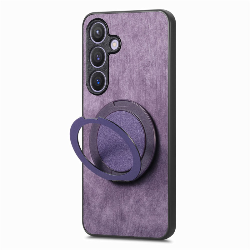 Samsung Galaxy S25 5G Hoesje Compatibel met MagSafe Vintage Suede Effect