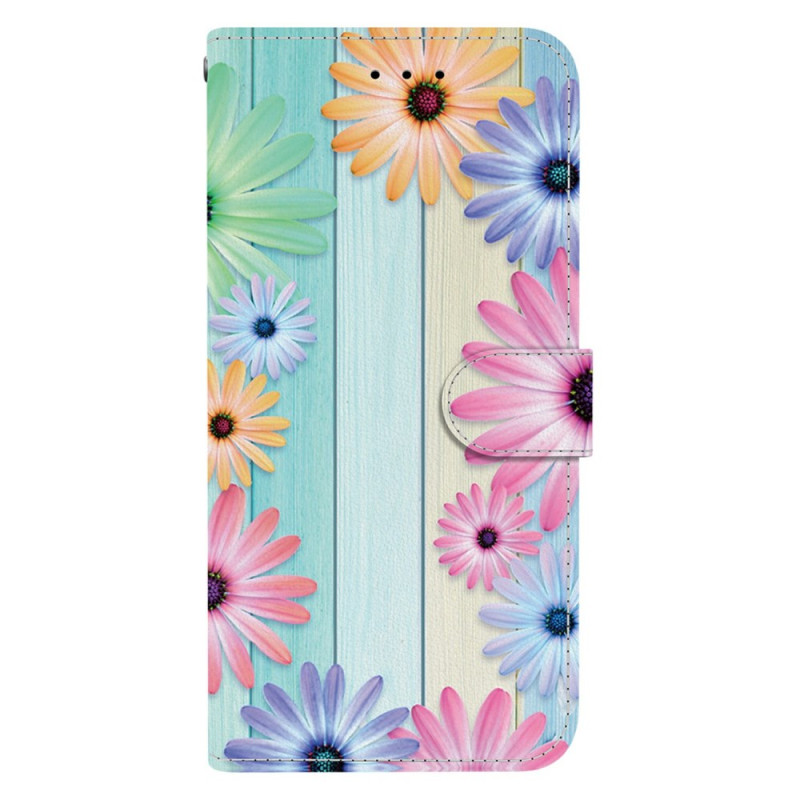 Moto G15 Hoesje Gekleurde Zonnebloemen