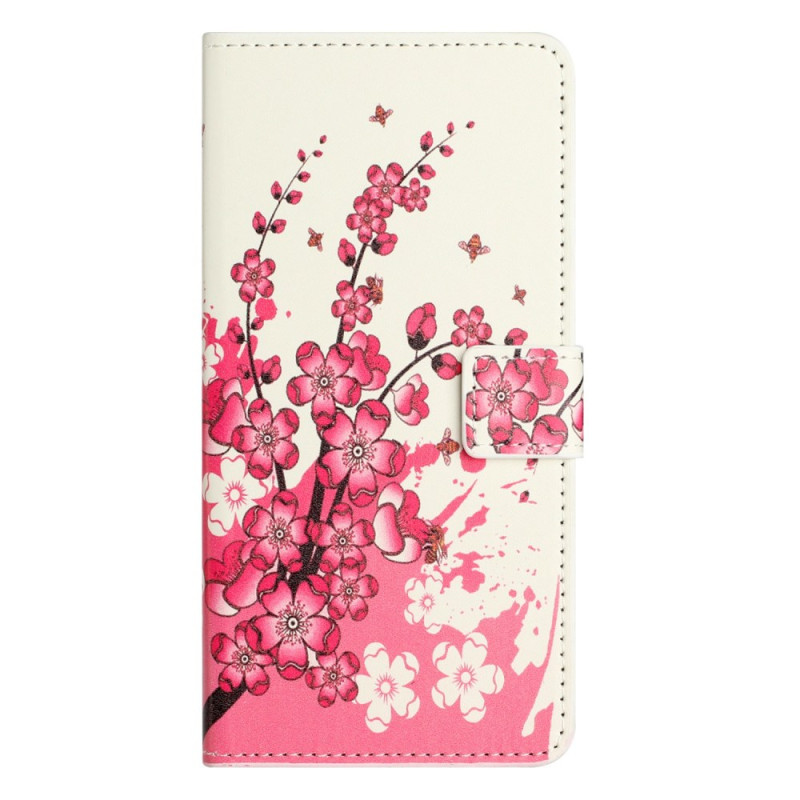 Moto G05 / E15 Aquarel Bloem Hoesje