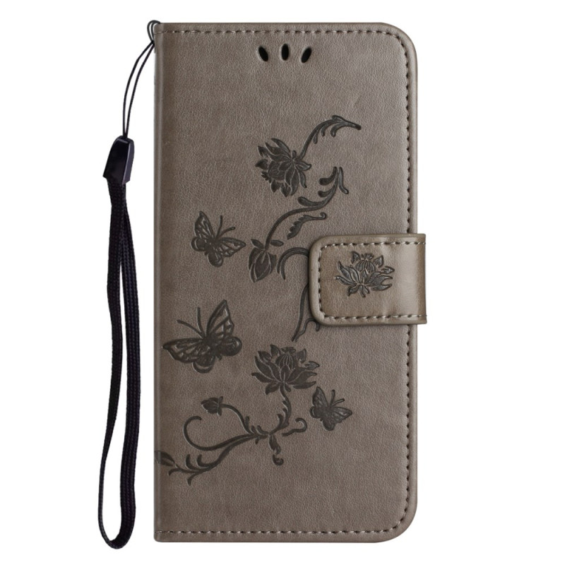 Moto G05 / E15 Hoesje Bloemenpatroon