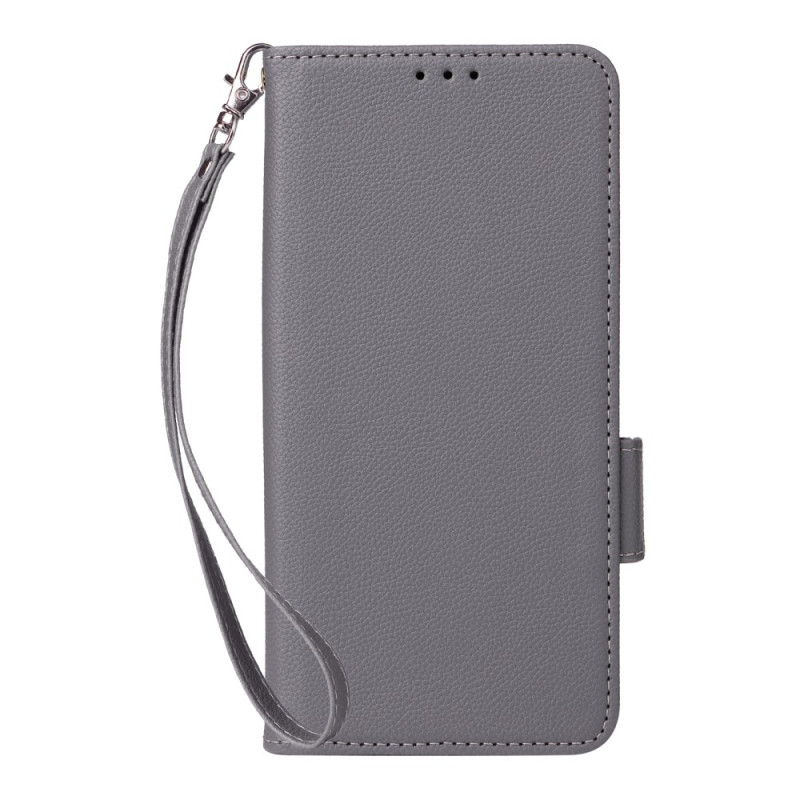 Xiaomi Redmi Note 14 Pro 4G Kunstleder Litchi Strap Hoesje