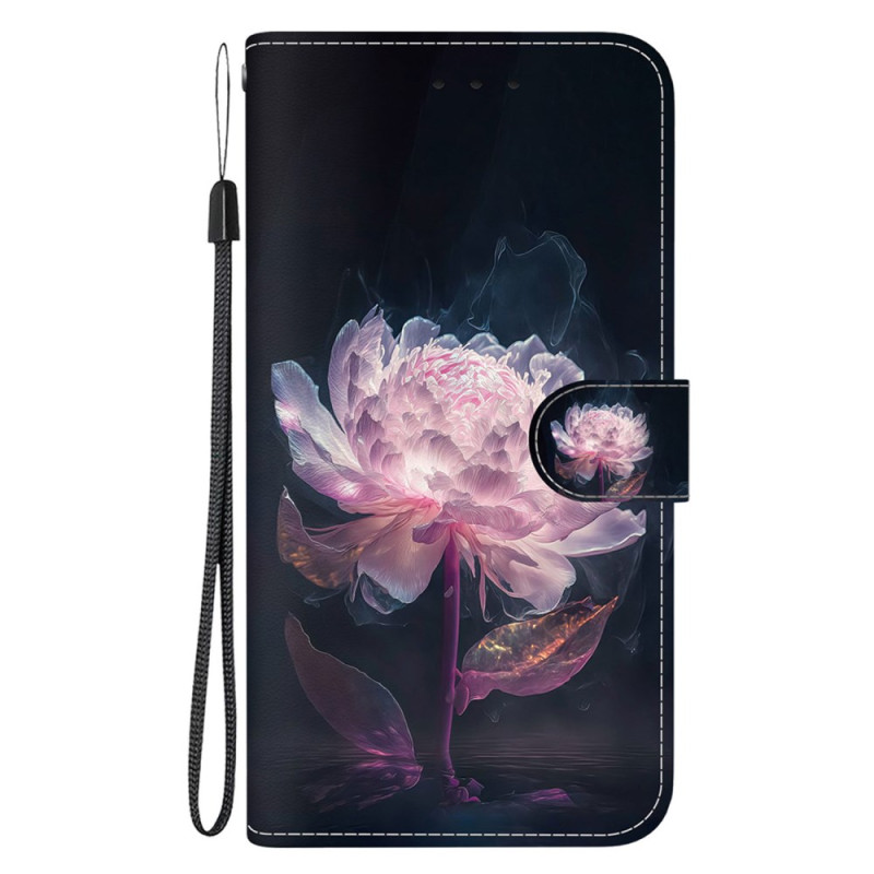 Honor Magic 7 Lite / X9c Cover Paars Pioenroos