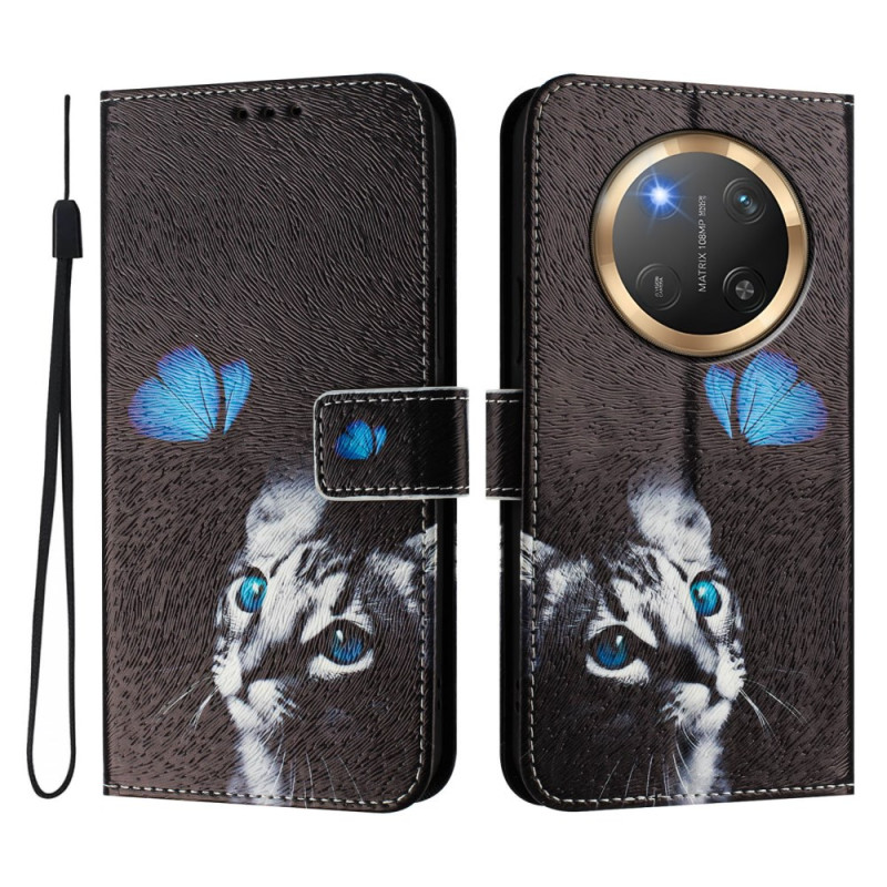 Honor Magic 7 Lite / X9c Vlinder en Kat Case