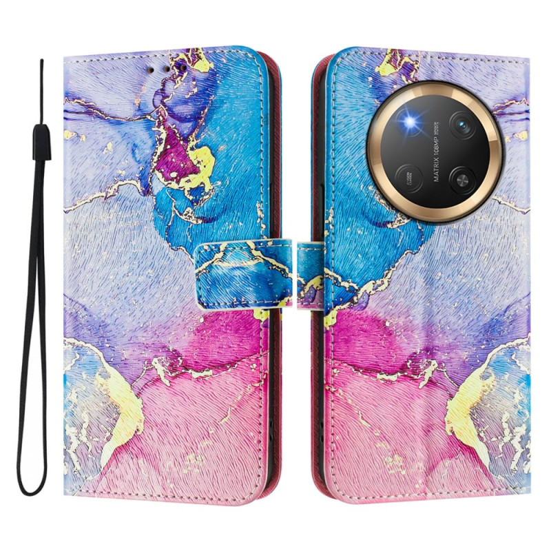 Honor Magic 7 Lite / X9c Multicolour Marble Hoesje