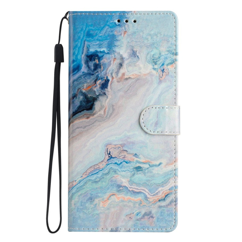 Honor Magic 7 Lite / X9c Marmerblauw Hoesje