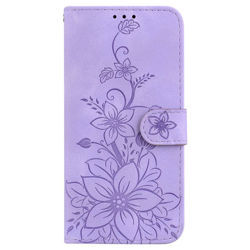 Honor Magic 7 Lite / X9c Suede Effect Fleur de Lys Etui