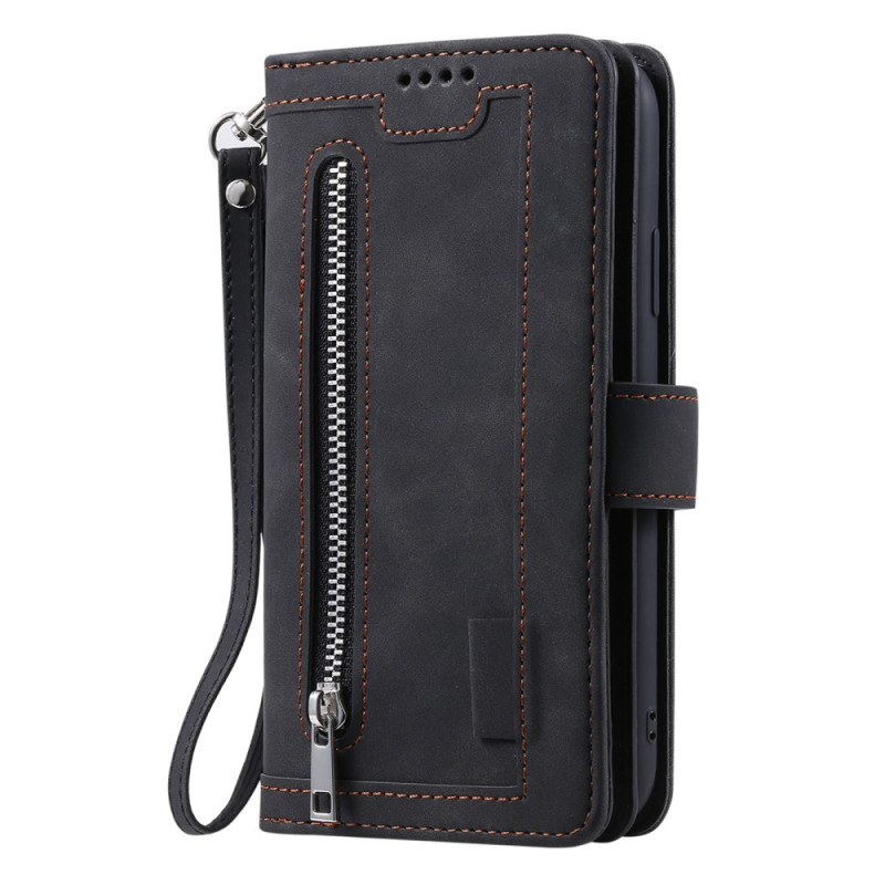 Honor Magic 7 Lite / X9c Portemonnee Hoesje met Ritssluiting