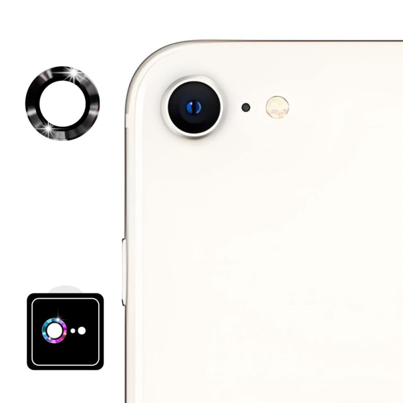 iPhone 16E Camera Beschermer Gelegerde Ringen en Gehard Glas