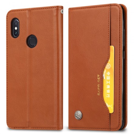 Flip cover Huawei P Smart Plus Kunstlederen Kaart Etui