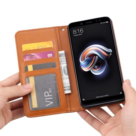 Flip cover Huawei P Smart Plus Kunstlederen Kaart Etui