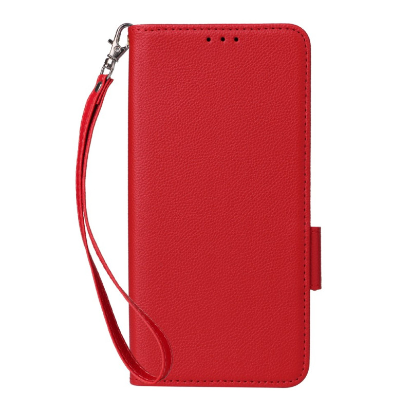Oppo Reno 13 5G kunstlederen hoesje met Litchi riem