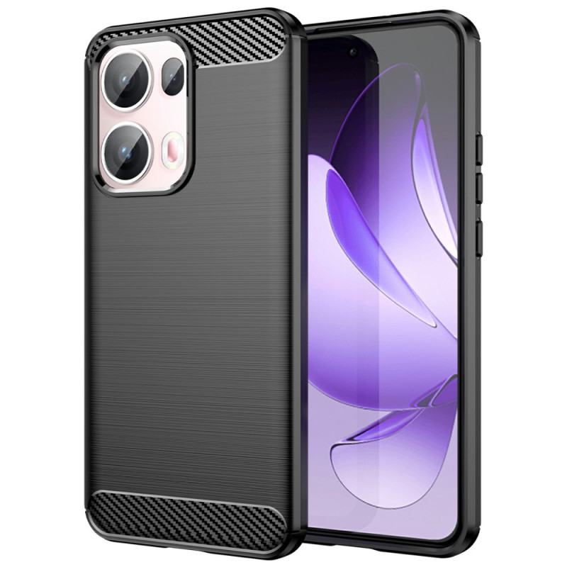 Oppo Reno 13 Pro 5G Geborsteld Koolstofvezel Hoesje