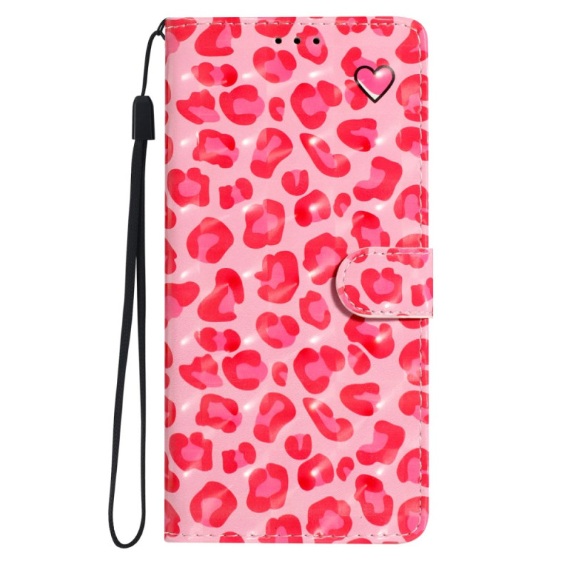 Xiaomi 15 Luipaard Roze 3D hoesje