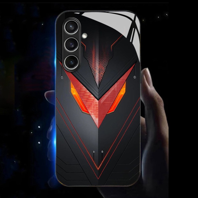 Coque Galaxy A56 5G Call Flash Series Motif Triangle Rouge