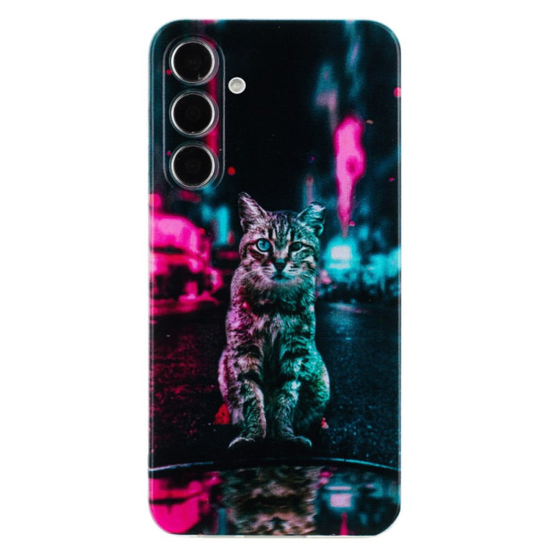 Samsung Galaxy A56 5G Tricolour Fire Cat hoesje