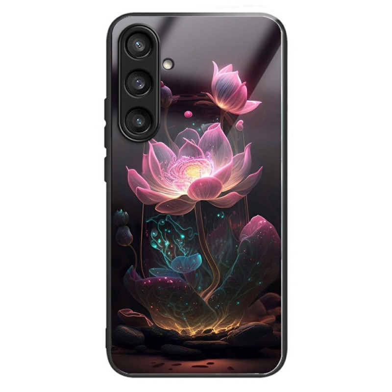 Hoesje amsung Galaxy A36 5G Gehard glas Lotus