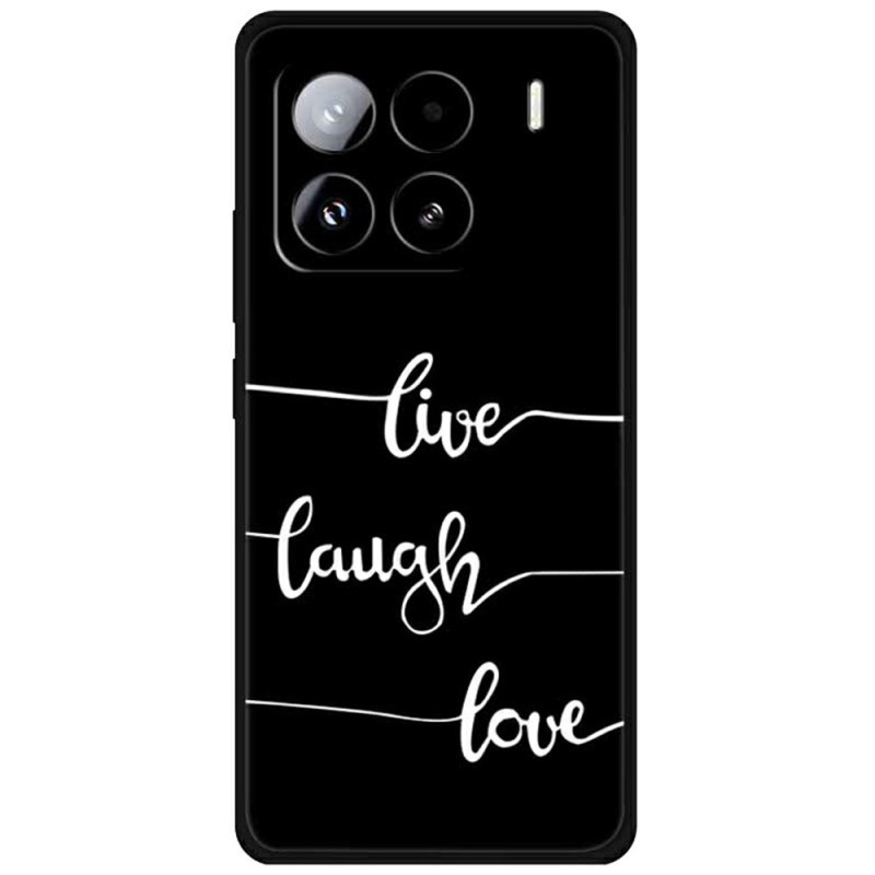 TPU Hoesje Schokbestendig Gedrukt voor Xiaomi 15 Pro - Live Laugh Love