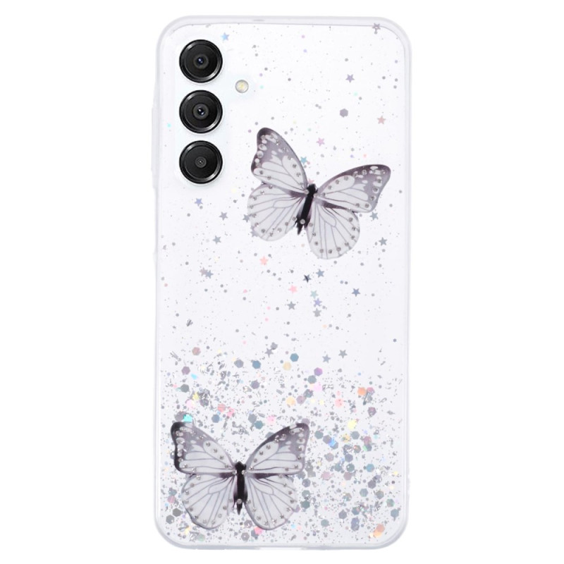 Hoesje Samsung Galaxy A16 4G / 5G Vlinders Glitter