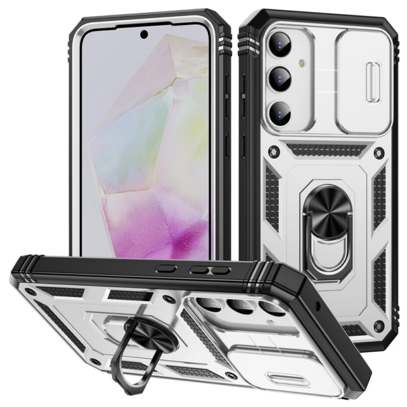 Samsung Galaxy A55 5G Rugged Case met steunring en lensbescherming