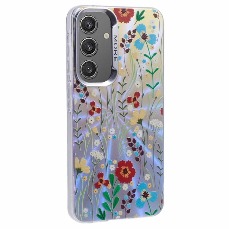 Samsung Galaxy A55 5G Hoesje Laser Textuur Bloemenpatroon