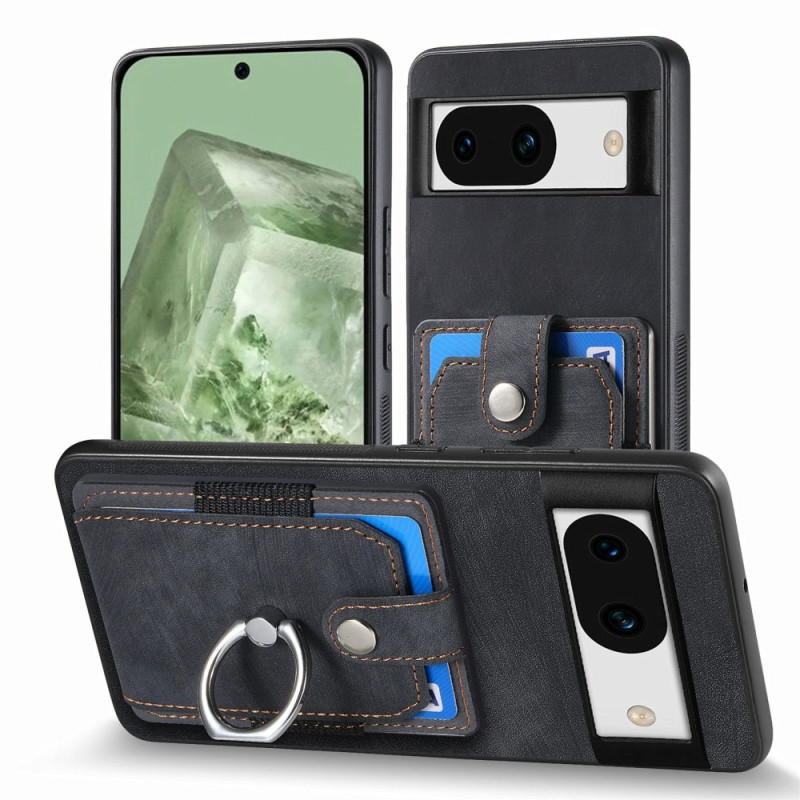 Google Pixel 8A Hoesje Multi-Card Houder Ring