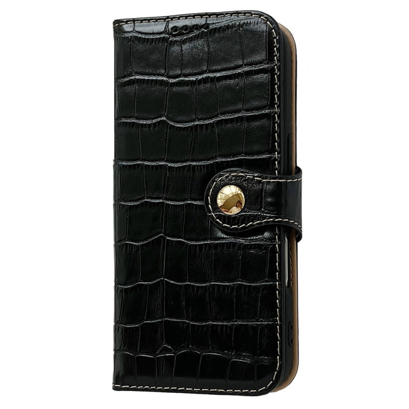 Hoesje iPhone 16 Elegance Croco Stijl