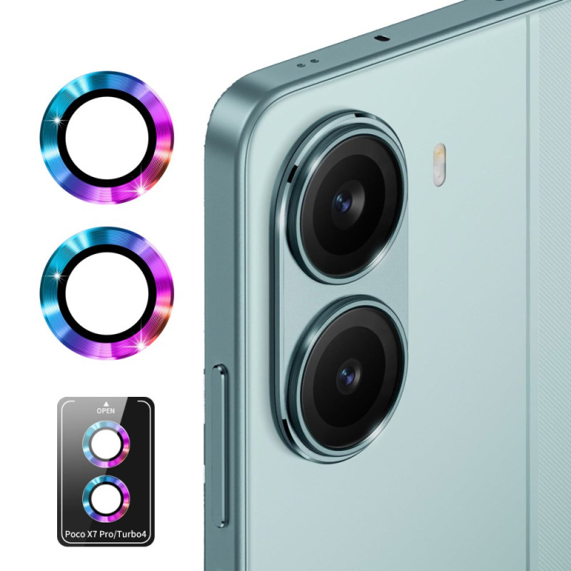 Beschermende lenzen voor Poco X7 Pro 5G lens aluminium ringen ENKAY