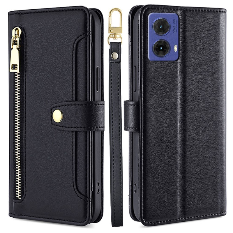 Moto G85 5G hoesje Crossbody portemonnee