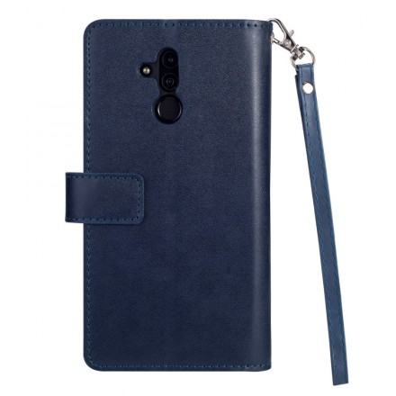 Huawei Mate 20 Lite Case Portemonnee met riem