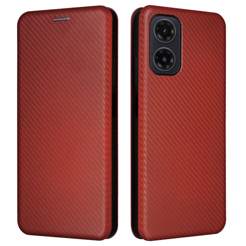 Flip Cover Moto G35 5G Koolstofvezel