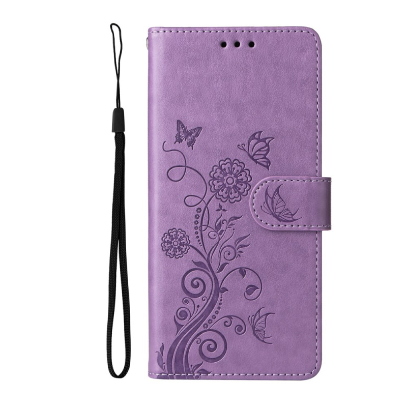 Hoesje iPhone 16E Kunstleer Bloemen