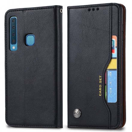 Flip cover Samsung Galaxy A9 Kunstlederen Kaarthoes
