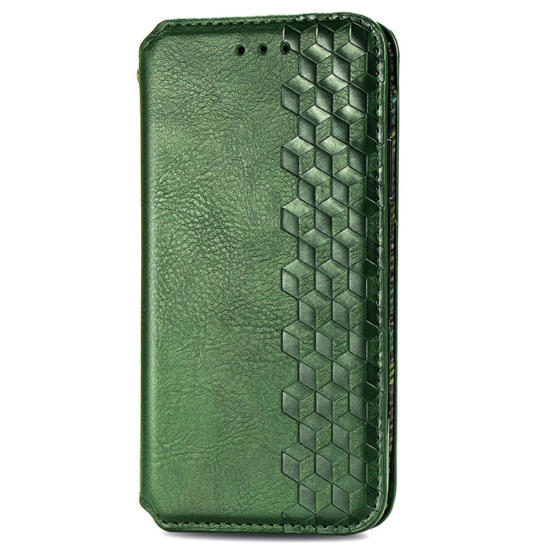 Flip cover Moto G75 5G Efet Daim Vintage met Frieze
