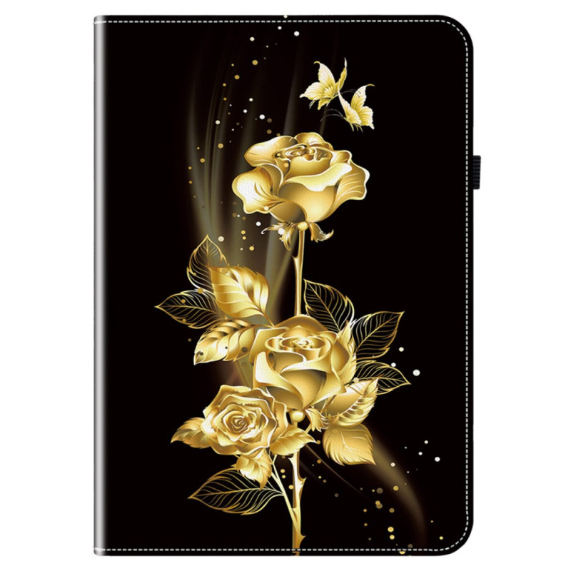 Huawei MatePad SE 11 Gouden Rozen Hoesje